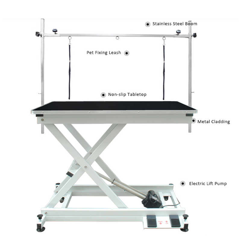 Elektromos liftes kisállatápoló asztal N-140